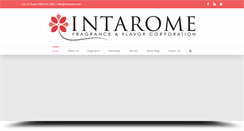 Desktop Screenshot of intarome.com