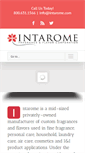 Mobile Screenshot of intarome.com